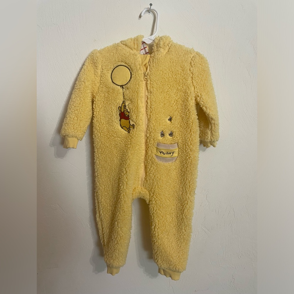 Little Sleepies Winnie the Pooh Sherpa Romper
